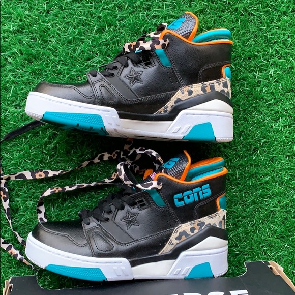 Converse ERX 260 MID Black/rapid teal/orange rindW - Picture 11 of 16